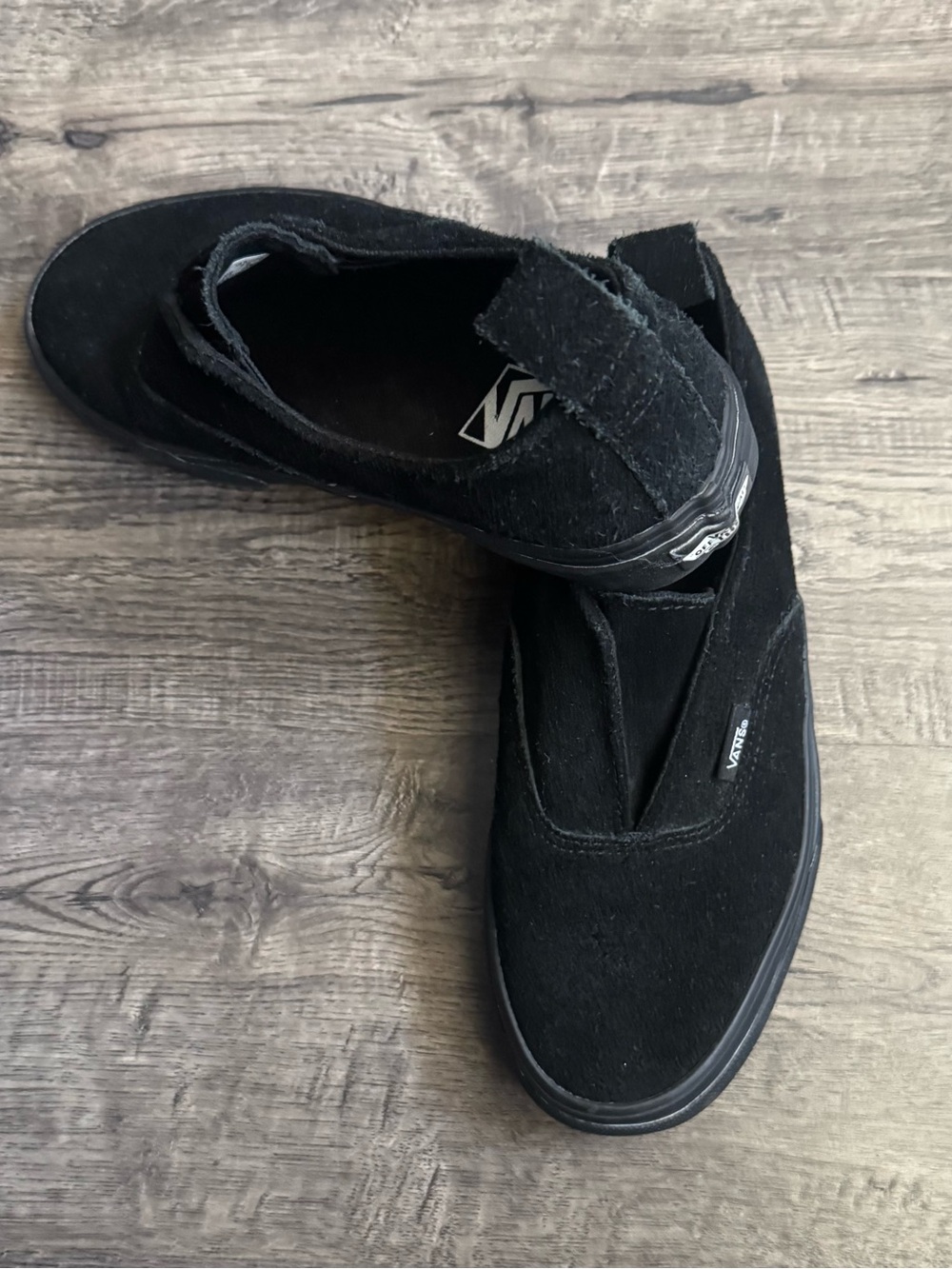 Vans Slip-On Suede Sneakers - Black M5.5 W7 - Picture 4 of 5